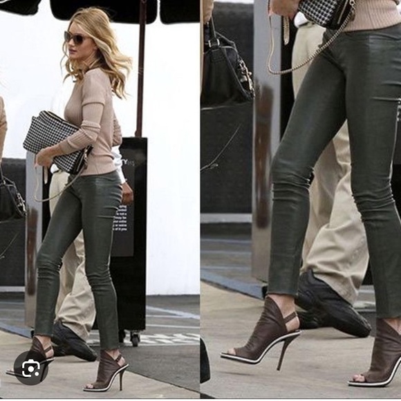 Balenciaga glove snake embossed sandals heels red black 36 - Picture 15 of 15